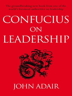 cover image of Confucius on Leadership